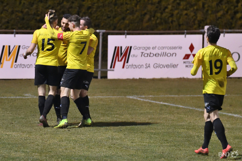 La joie du FC Bassecourt.