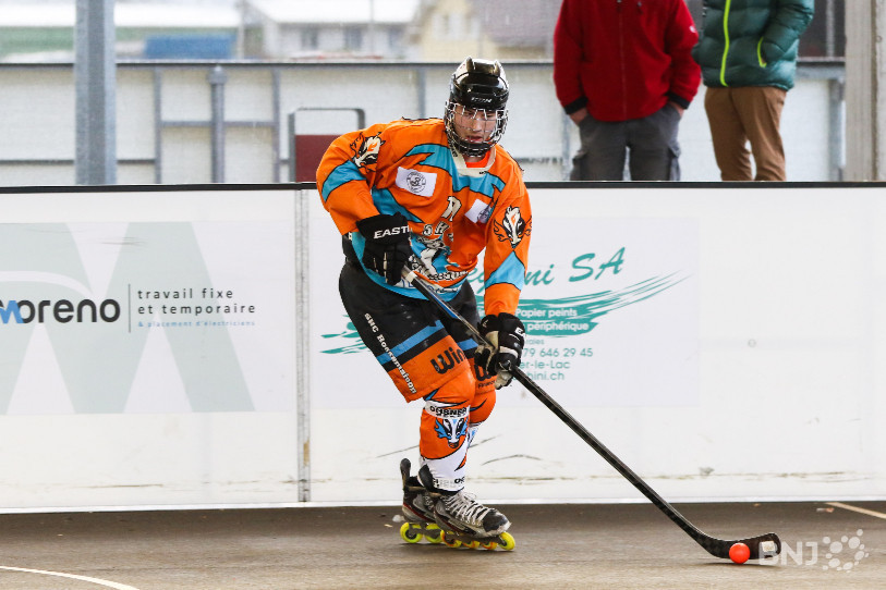 Evan Flury et le SHC Rossemaison (photo : Mauricette Schnider)