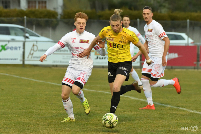 Brian Beyer a été le buteur du jour dans les rangs du FC Bassecourt (photo : archives).