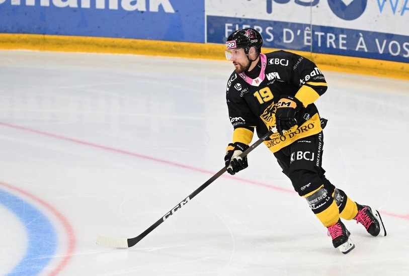 Jeremy Wick a marqué son troisième but depuis le début de la saison. (photo : Georges Henz)