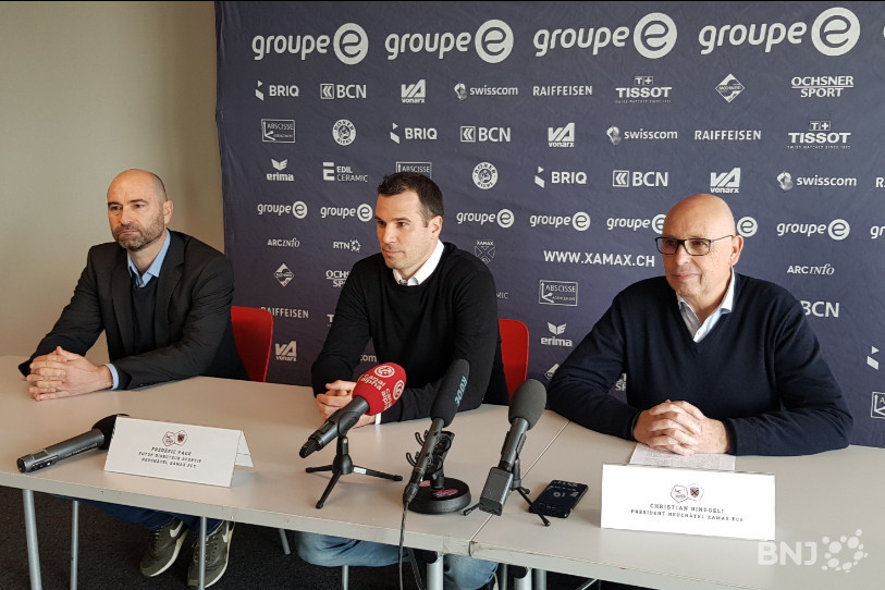 De gauche à droite : Joël Magnin, Frédéric Page et Christian Binggeli.
