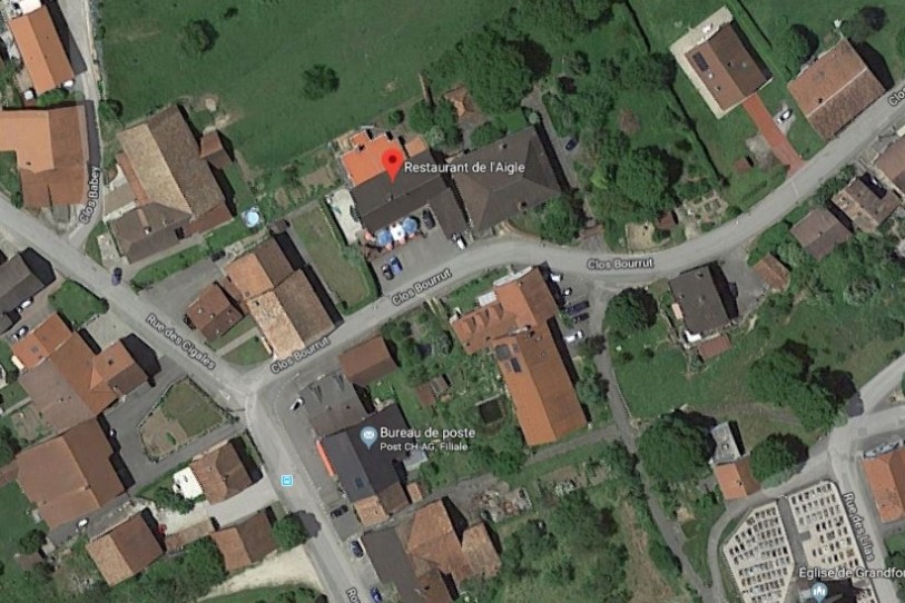 Le restaurant de Grandfontaine a notamment été visité dans la nuit de dimanche à lundi (image: Google Maps).