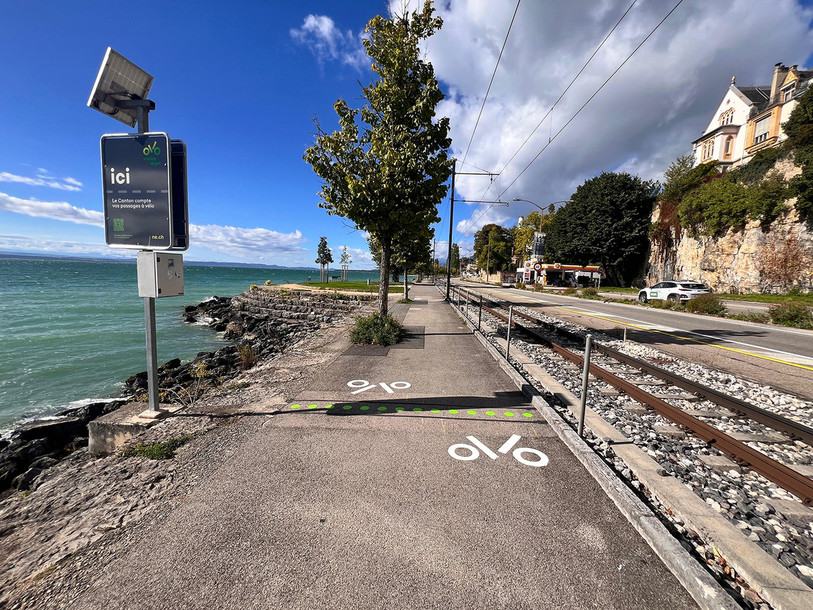 Le quai Perrier à Neuchâtel. (Photo : service des ponts et chaussées, SPCH)