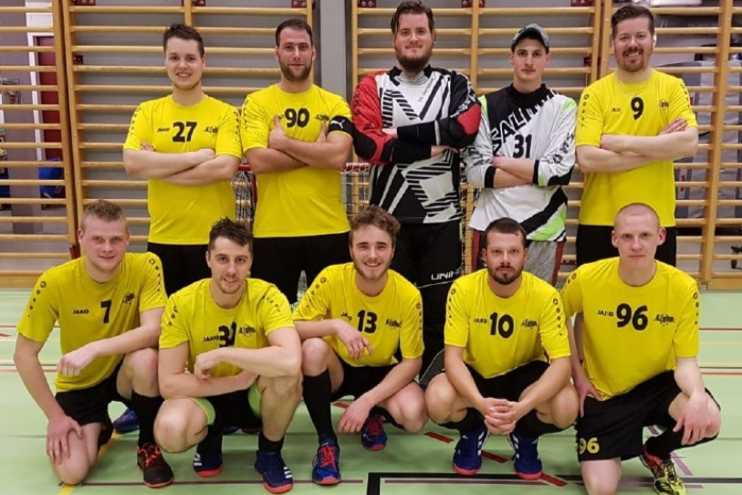 Les joueurs de l'UC Tramelan tout sourire au terme de cet exercice 2018/2019 (photo : UCT).