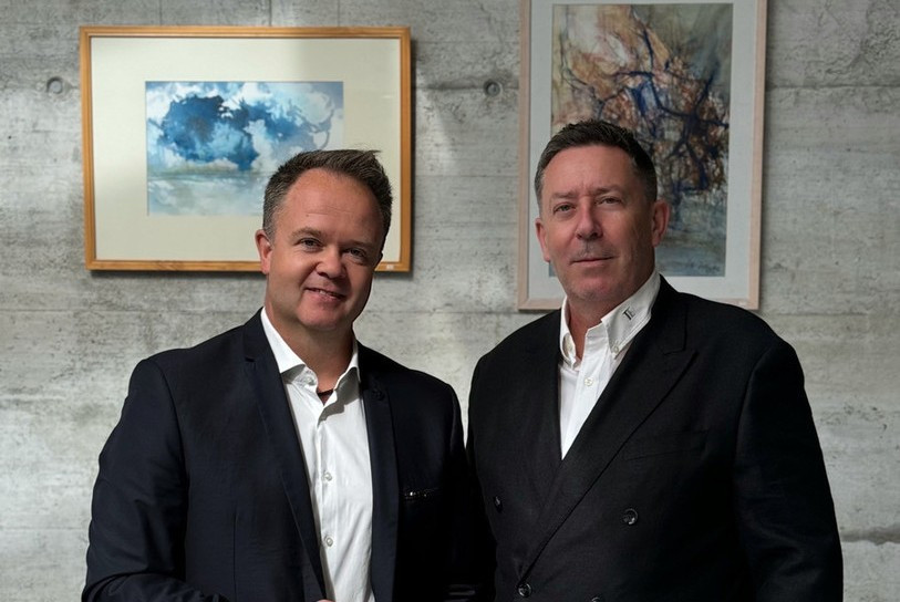 Stephan Müller (à gauche), responsable des finances d'Horatec, et Olivier Piotrowski, CEO de cette nouvelle entreprise (photo : Horatec).