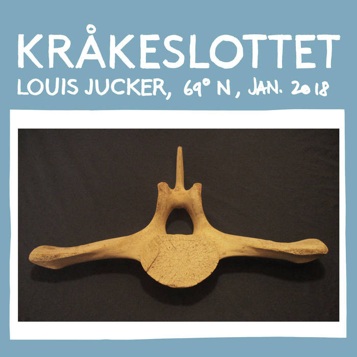Pochette de l'album de Louis Jucker, avec la photo d'un os de baleine