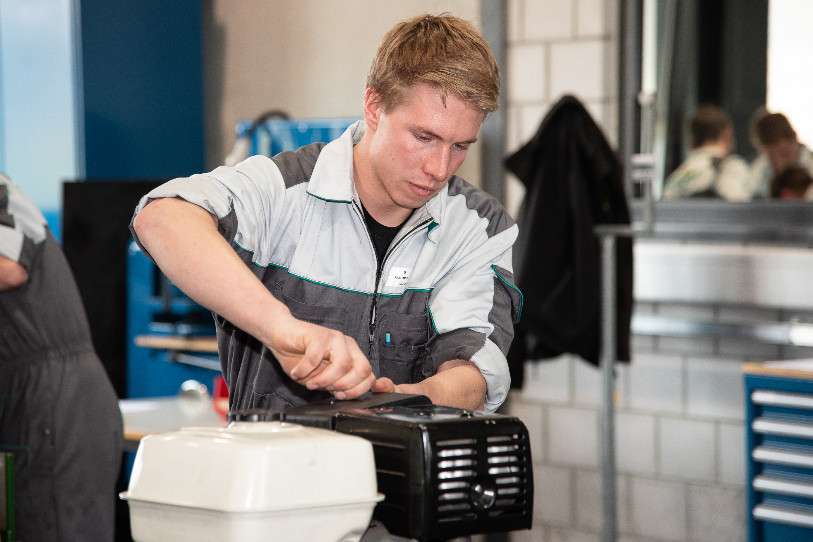 Luan Gäumann de Mont-Crosin s'est paré de bronze (photo: Agrotec Suisse).