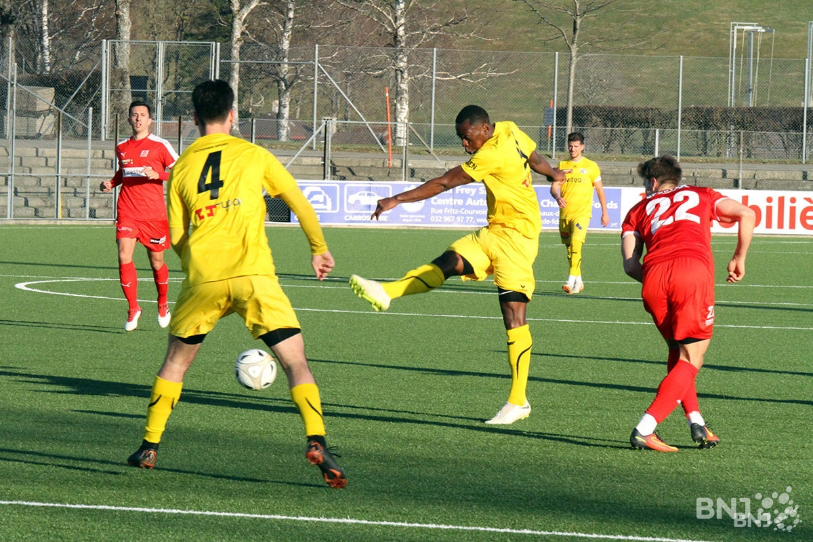 Le FC La Chaux-de-Fonds ne trouve toujours pas la solution cette saison en Promotion League de football. (Photo : Enrico Quaranta)