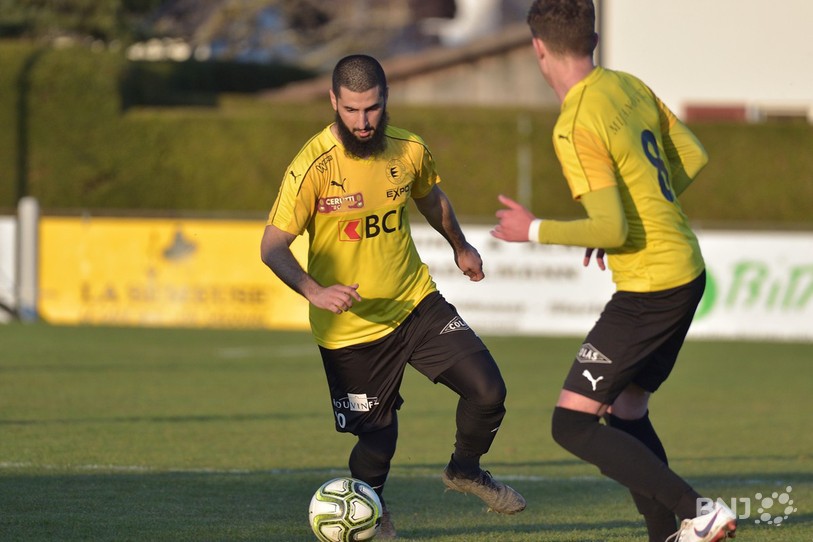 Sofiane Jennane a été le seul à trouver le chemin des filets pour le FCB. (Photo: Georges Henz)