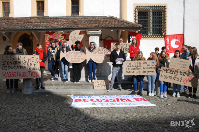 Les étudiants se sont mobilisés pour recueillir les 2670 signatures.