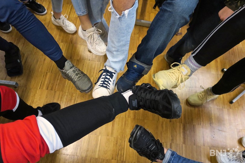 Jambes d'ados