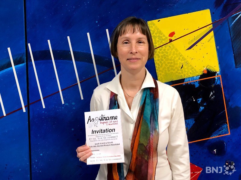 Arielle Blickensdorfer et le programme du séminaire.