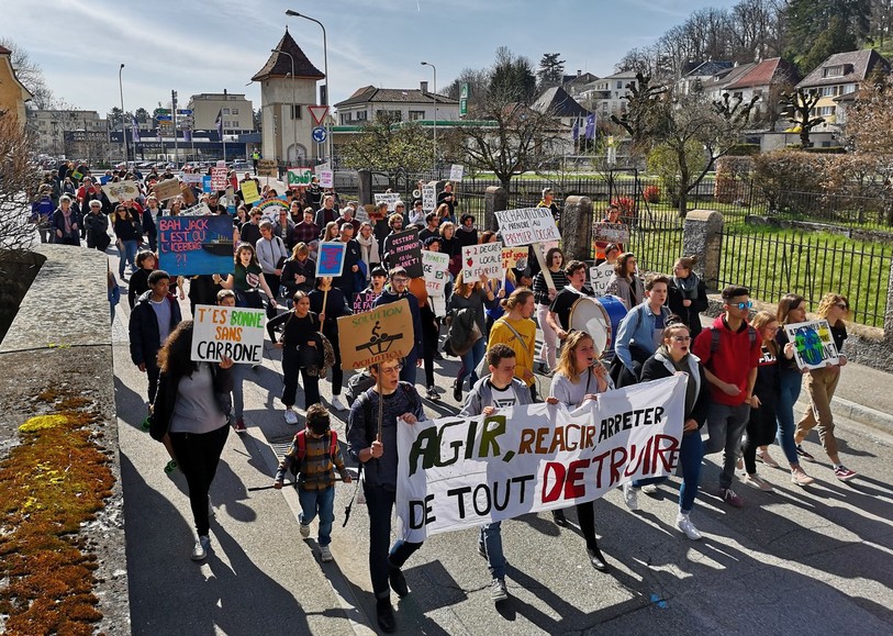 Manifestation pour le climat Porrentruy