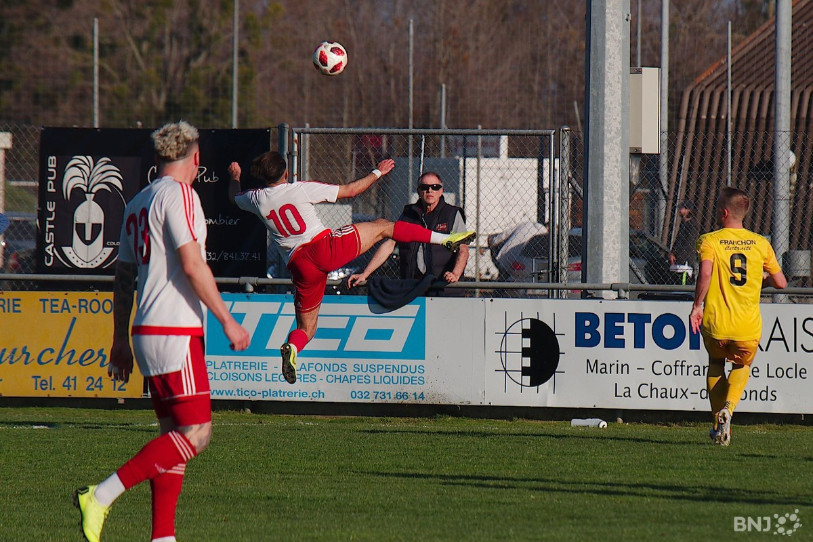 Le FC Colombier reste sur le podium de son groupe de 2e ligue interrégionale de football. (Photo : archives).
