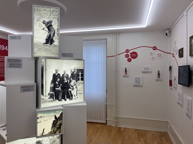 « L'Espace FELCO » est composé de quatre salles retraçant l'histoire de la manufacture et de son créateur Félix Flisch.