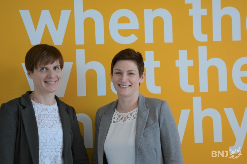 Magali Blenner, responsable RH (à gauche), et Florence Porret, responsable communication et marketing (à droite), ont participé à l'amélioration des conditions de travail chez dbi services.
