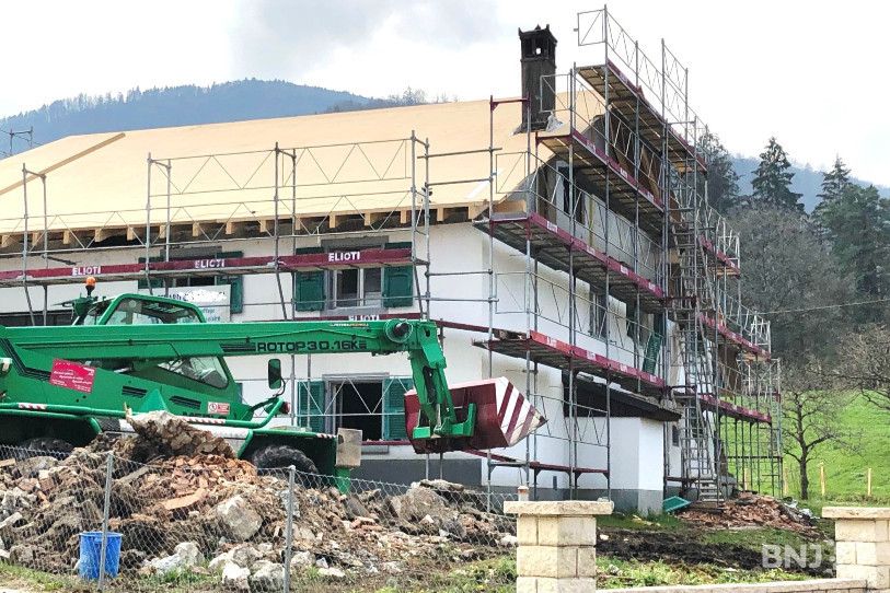 Un exemple de réhabilitation de l'habitat, ici dans le centre de Châtillon.