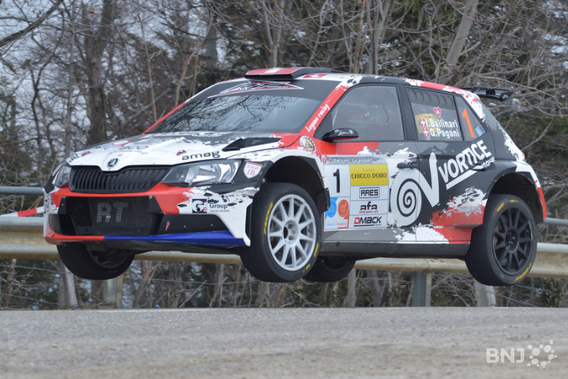 Ivan Ballinari s'envole après Saulcy en direction de la victoire finale sur ce Critérium jurassien 2019 (photo : Georges Henz).