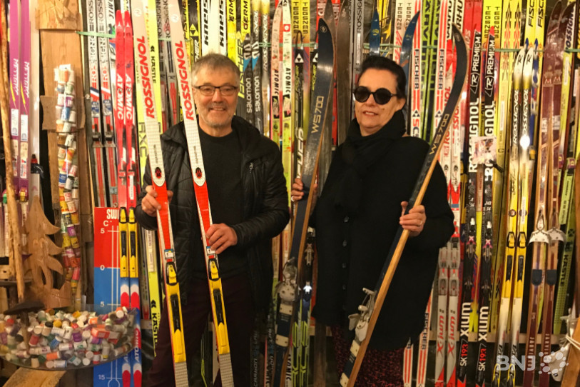 Laurent Donzé et Andrée Guenat se lancent un nouveau défi : le musée du ski.