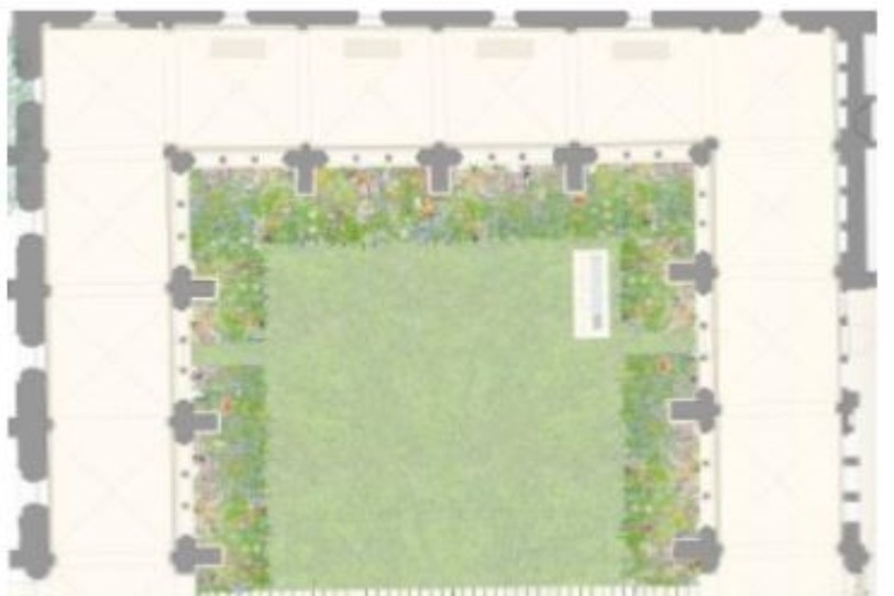 Le croquis du nouveau projet tel que présenté dans le communiqué du Conseil communal.