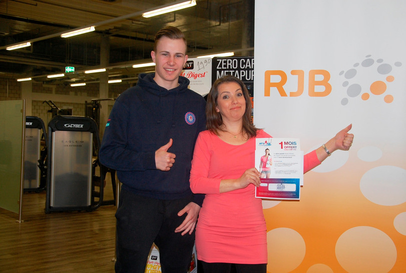 RJB - Gagnante concours carte sésame d'avril - Let's Go Fitness