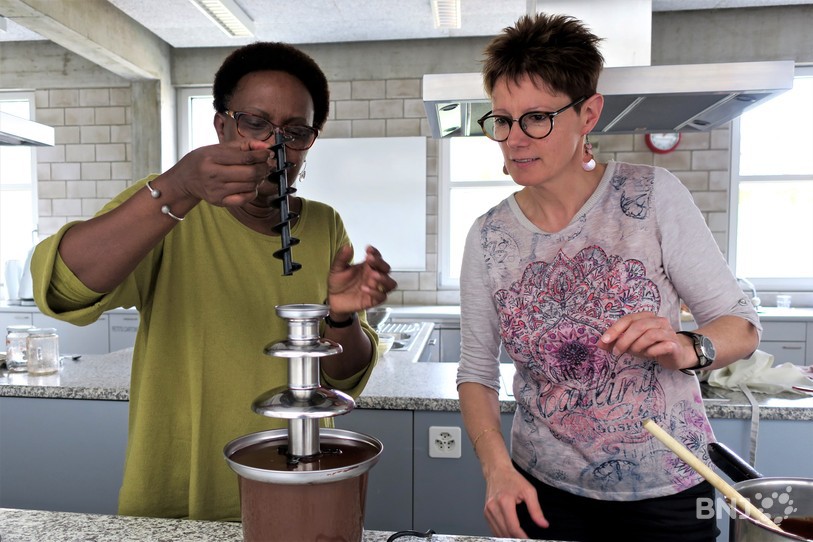 Eugénie Deriaz Uwantege et Sylvie Lachat