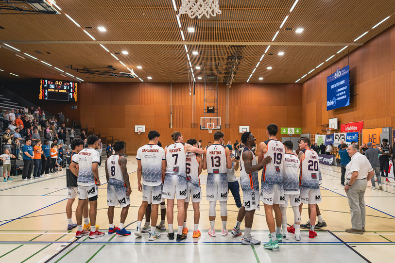 Union Neuchâtel s’est qualifié pour les huitièmes de finale mercredi dernier grâce à sa victoire 104-81 contre Renens Basket. (Photo archives : Albin Tissier)