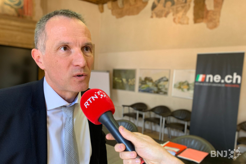Laurent Kurth, conseiller d'État en charge des Finances et président du gouvernement neuchâtelois.