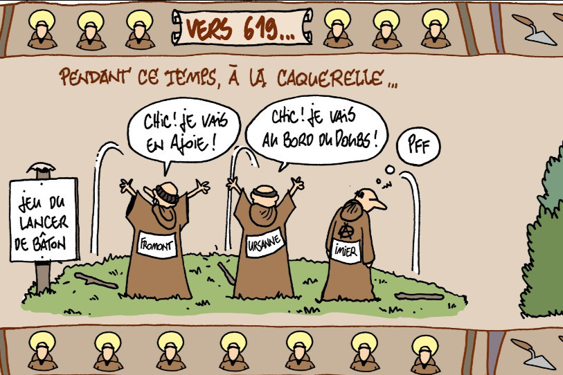 L'histoire du Jura vue par Pitch Comment sur une frise de 50 mètres, ça promet !