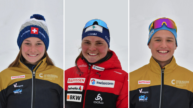 Lola Wuthrich, Solène Faivre et Ilan Pittier sont sélectionnés dans les cadres Swiss-ski.