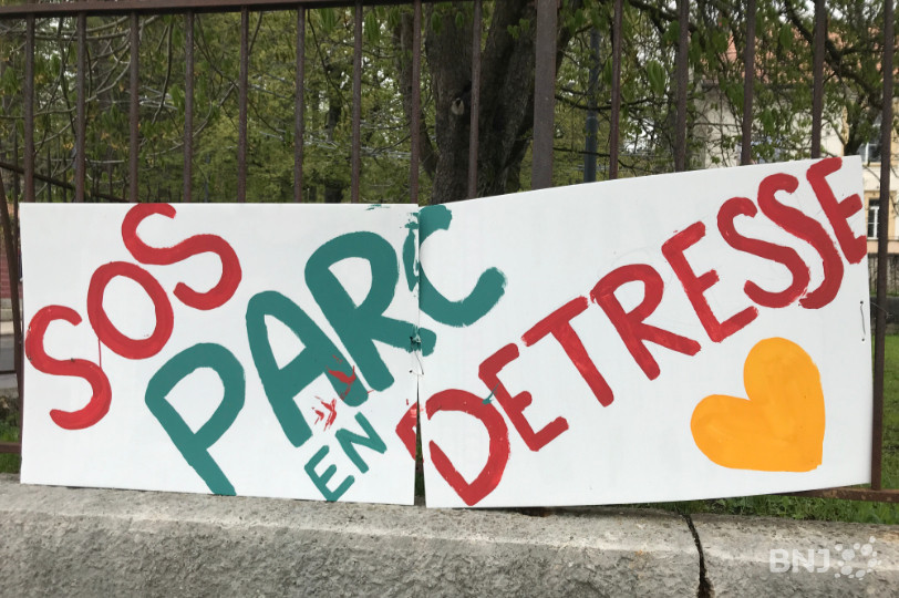 La Tchaux verte, à l’origine du texte qui s'oppose à la construction du parking en face du Bois du Petit-Château.
