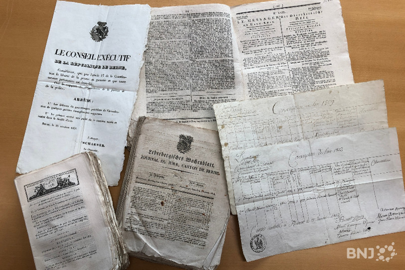 La commune de Romont a remis une série d'archives à Mémoire d'Ici.