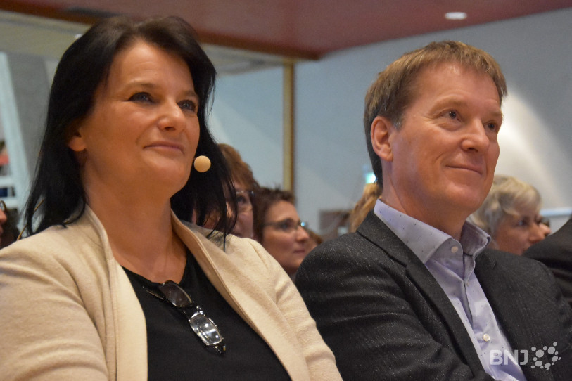 Christine Häsler en compagnie d'Aldo Dalla Piazza.