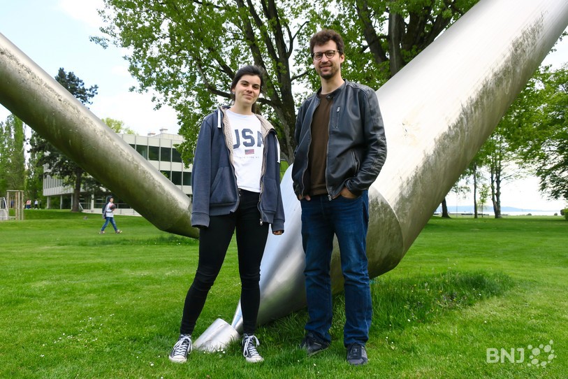 Chloé Mayoraz et Mathieu Aurousseau
