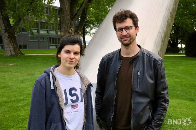 Chloé Mayoraz et Mathieu Aurousseau