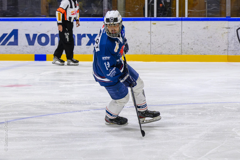 Kevin Marion a marqué pour le compte du HC Neuchâtel Université. (Photo d'archives : Bertrand Pfaff)