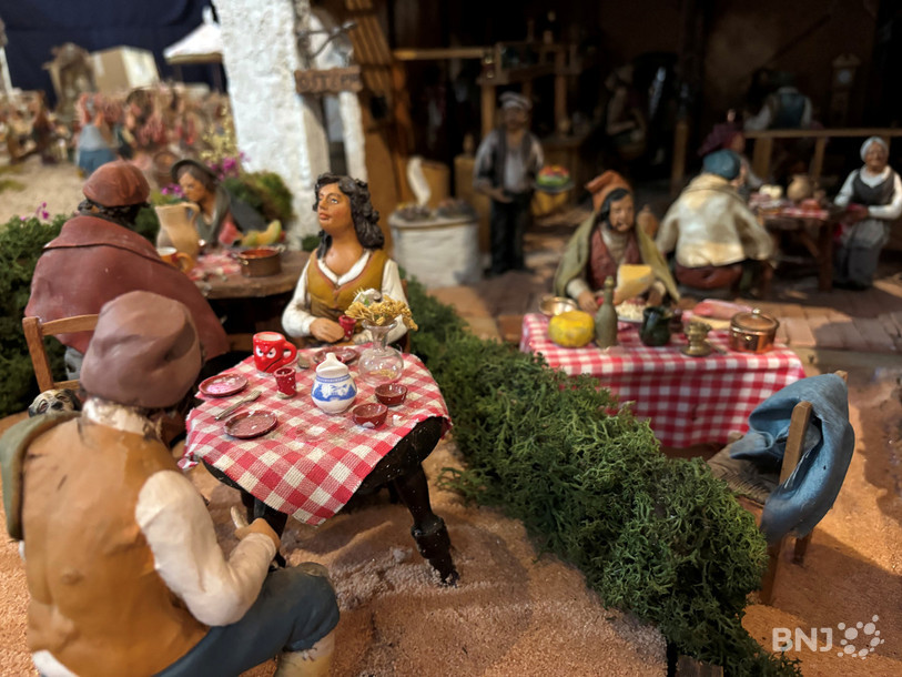 Une des scènes de la crèche aux 5 sens à découvrir à Porrentruy dès le 30 novembre.