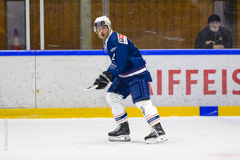 Max Stehlin a marqué le premier but neuchâtelois. (Photo d'archives : Bertrand Pfaff)