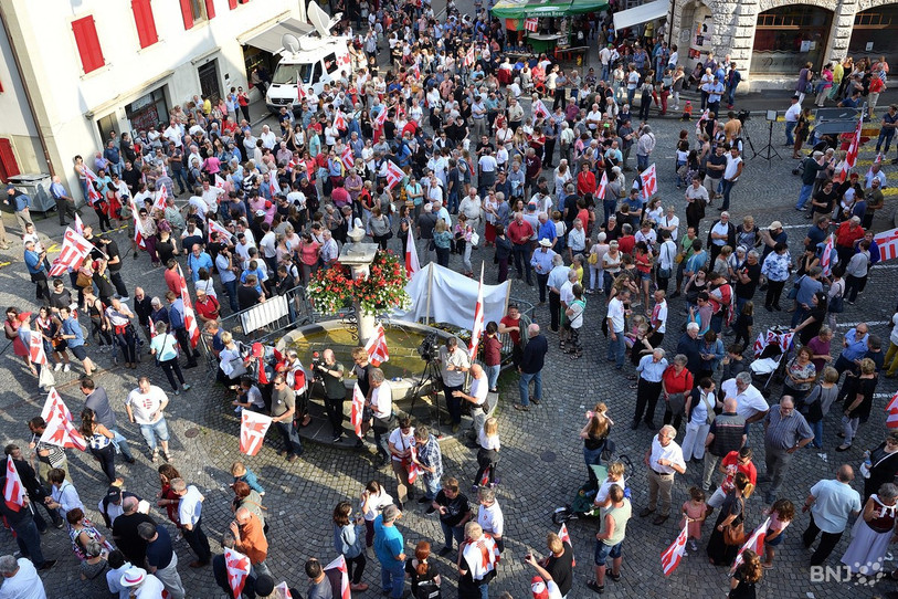 De nombreux Prévôtois aveient participé à la Fête de la Liberté en 2018.