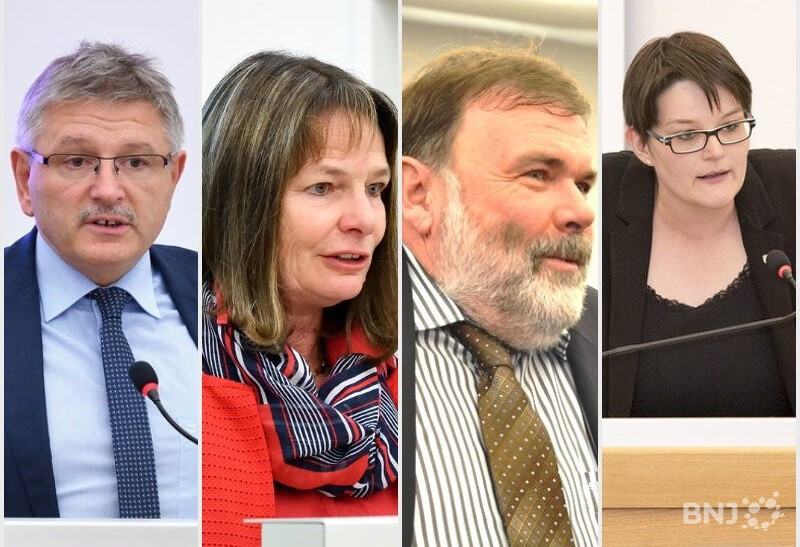 Charles Juillard, Françoise Chaignat, Jean-Paul Gschwind et Anne Froidevaux (de gauche à droite) devraient faire campagne pour le PDC Jura en vue des élections fédérales.