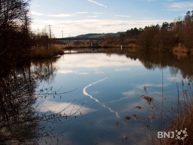 Le bassin de rétention situé à l'entrée de Porrentruy.