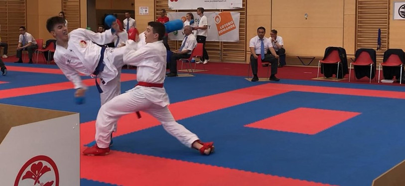 Arben Pjetraj participait à la seconde manche de la Swiss Karate League à Lausanne. 