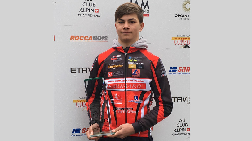 Le cycliste vadais Victor Benareau.