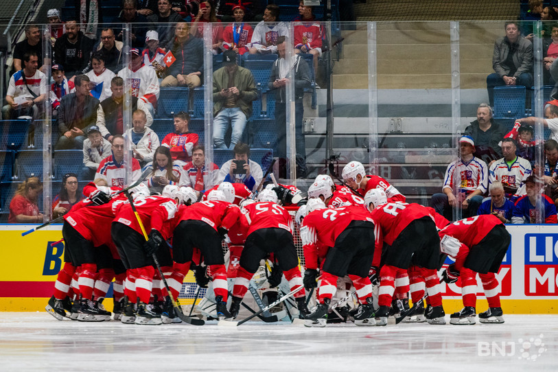 L'équipe suisse de hockey lors des championnats du monde 2019. (Photo : archives)