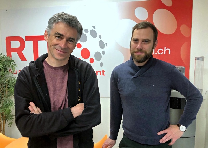 Samuel Chalard (à gauche sur l'image) et Robin Erard, invités de la Matinale RTN.