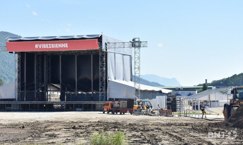 Le Vibez festival se déroule du 6 au 8 juin, à Bienne, au sud de la Tissot Arena.