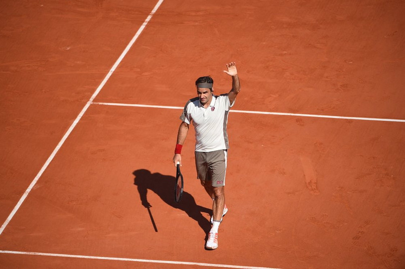 Roger Federer n'a pas dû forcer son talent pour accéder aux quarts de finale de Roland-Garros. (Photo: Twitter/Roland-Garros)
