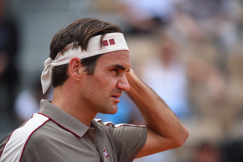 Roger Federer à Roland-Garros (photo : Twitter Roland-Garros).