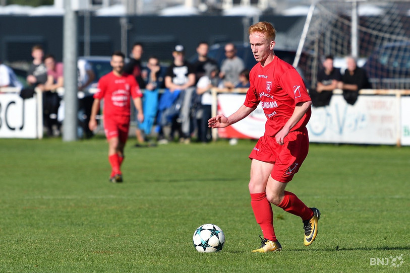 Lucas De Moerloose et le FC Courgenay montent d'un cran ! (photo : archives/Georges Henz).