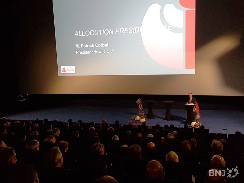 Patrick Corbat s'est exprimé avec une certaine émotion à l'assemblée générale de la CCIJ.